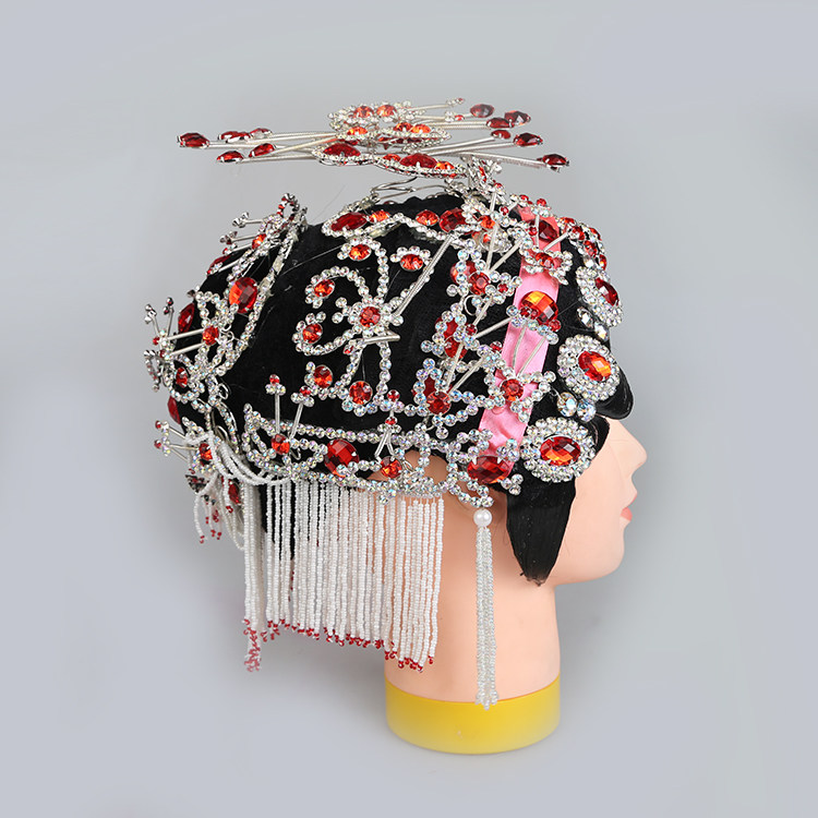 头饰古装古装戏戏曲花旦小姐头面发壳京剧青衣古典舞配饰