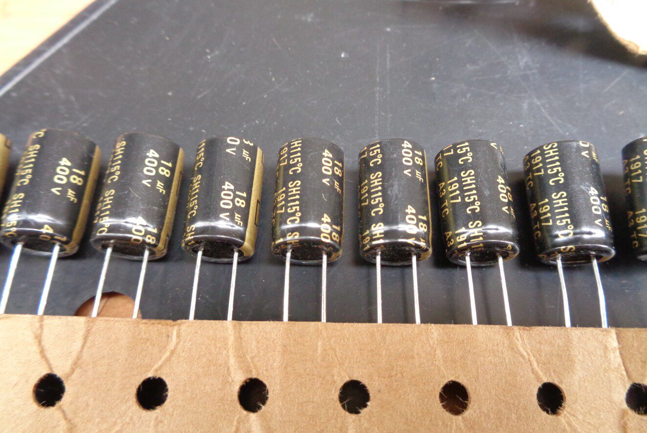 18uf400v台湾teapo400v18ufsh电源电容10x17105度电容器