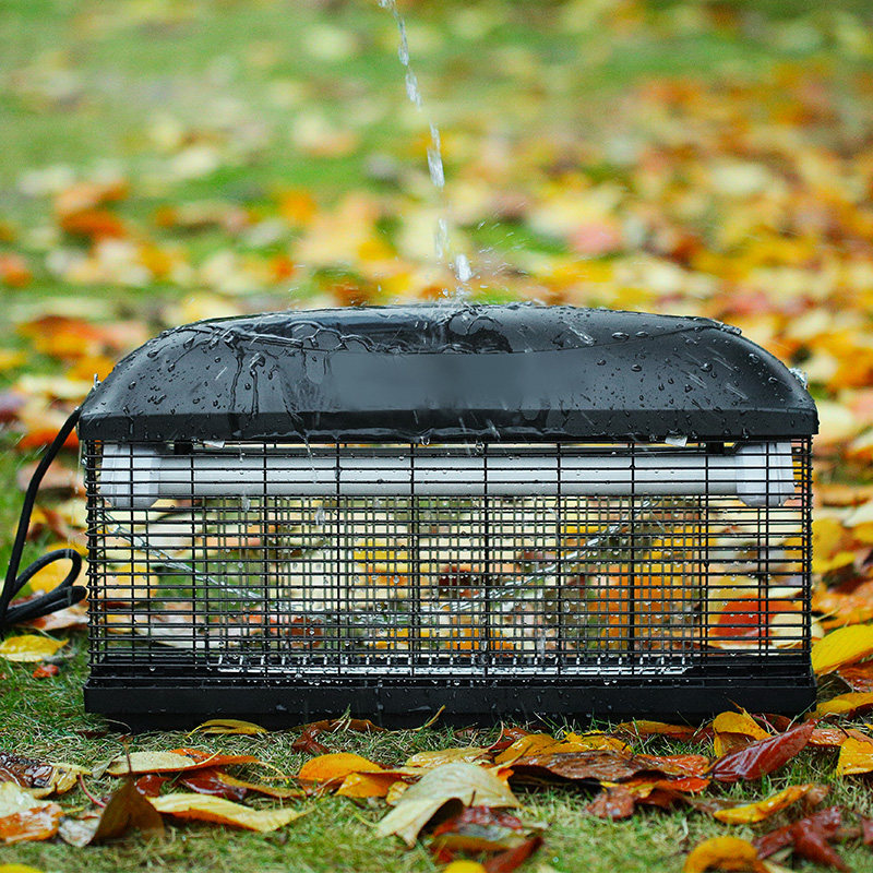 太阳能灭蚊灯庭院花园户外防水充电式驱蚊灯室外别墅蚊虫诱灭器