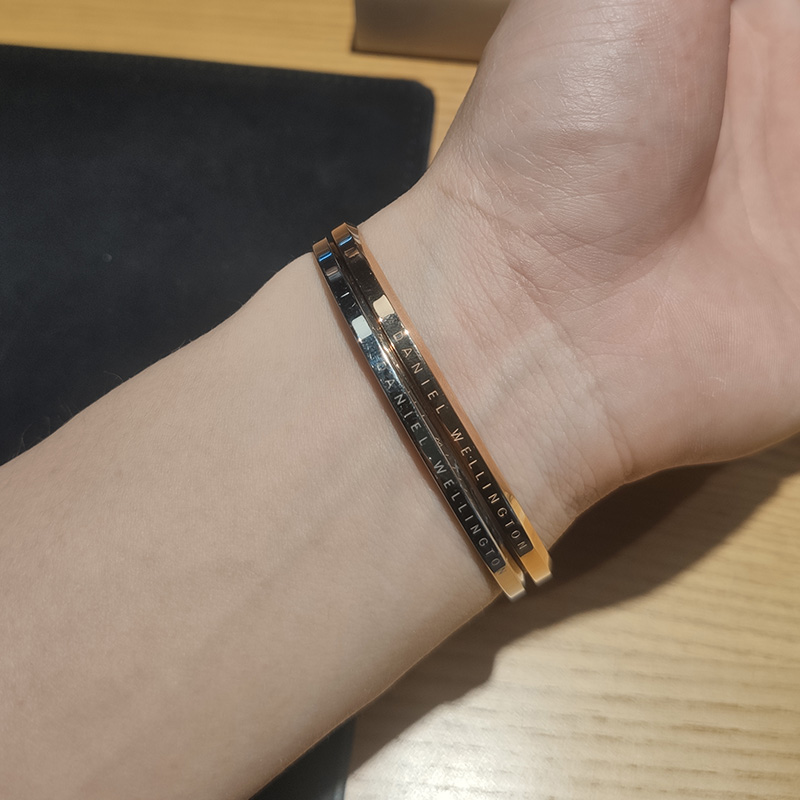 danielwellington丹尼尔惠灵顿正品dw手镯情侣时尚简约风开口手环