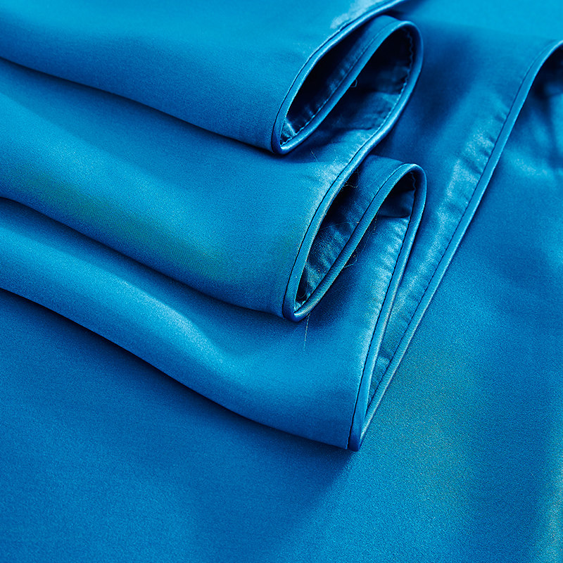 丝煌纯色真丝被套双面100桑蚕蚕丝现代简约丝绸被套