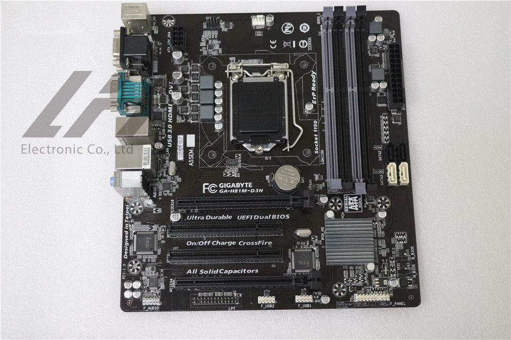 全新gigabyte技嘉ga-h81m-d3h主板1150ddr31150针一年主板