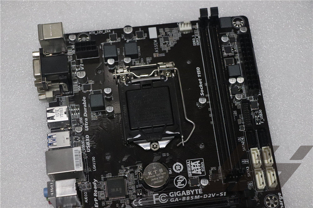 库存充新gigabyte技嘉b85m-d2v-si集显主板1150针ddr3b85主板