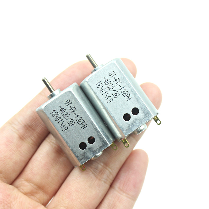 马达航模电机dc3-3.7v高速车模船模四散散热孔圆轴电机