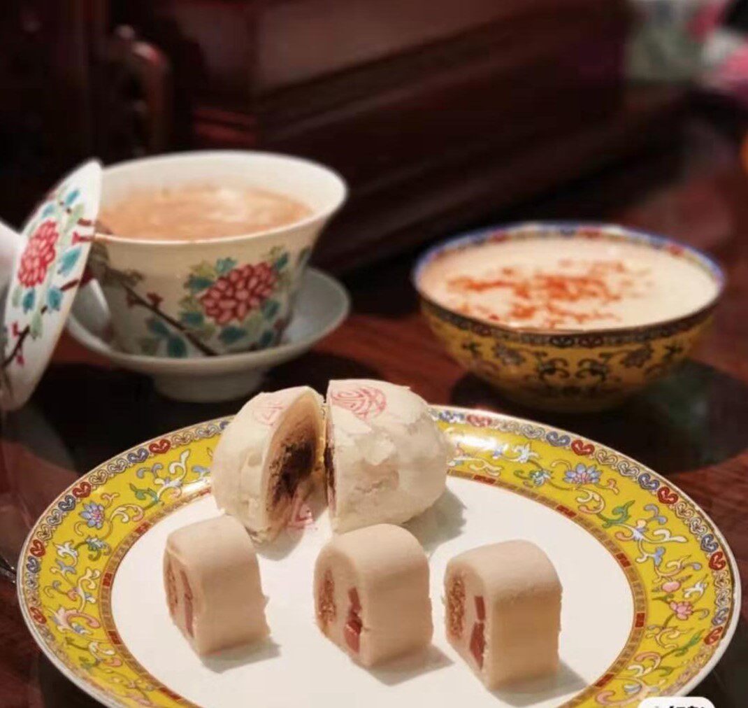 富华斋饽饽铺招牌芸豆卷北京宫廷糕点双味芸豆卷牛舌