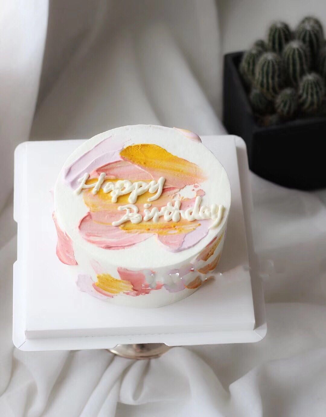 星空简约蛋糕ins风韩网红生日蛋糕秦皇岛天津大连新鲜蛋糕