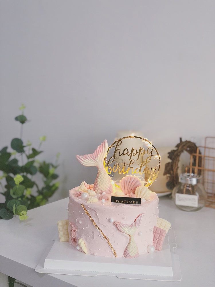ins网红美人鱼尾双鱼座生日蛋糕太原天津石家庄大连秦皇岛同城送