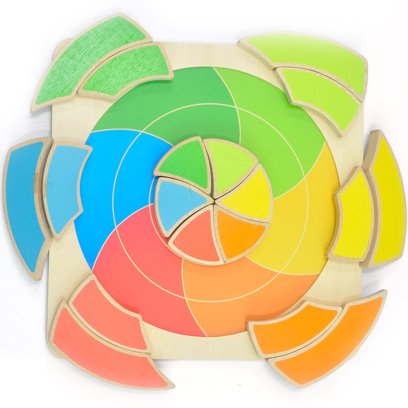 香港贝思德旋风马赛克拼接游戏图形分割组合拼图儿童桌面游戏类