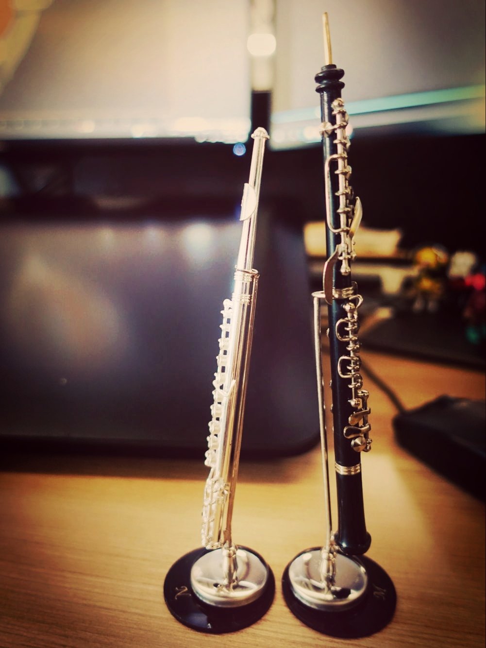 莉兹と青リズ青鸟利兹刻字低音模型双簧管长笛摆件