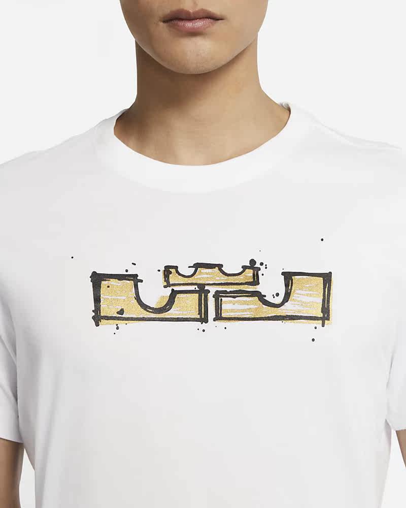 酷动正品nike耐克lbj勒布朗詹姆斯狮王雄心篮球运动t恤