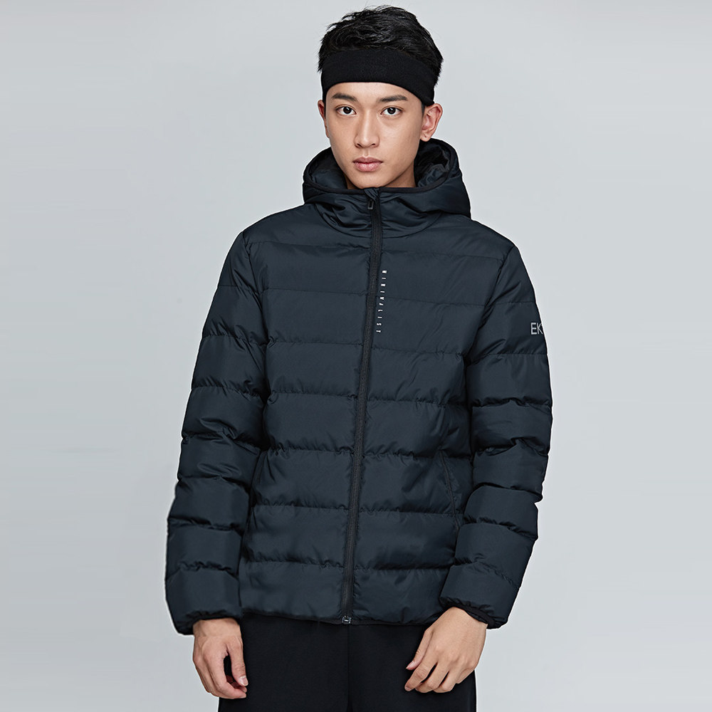 正品鸿星尔克男装羽绒棉服冬季加厚保暖防风外套运动棉衣