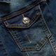 Autumn denim jacket male Korean version of the slim and broken cave youth jacket men's denim shoes, the elastic cat catch men's clothing Autumn denim jacket male Korean version of the slim and broken cave youth jacket men's denim shoes, the elastic cat catch men's clothing