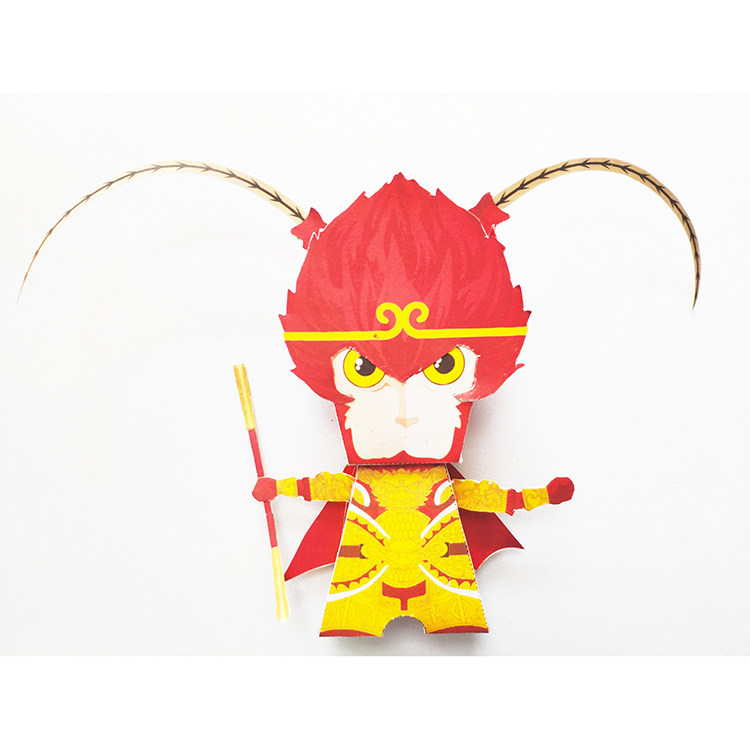 大话西游西游记齐天大圣孙悟空孙猴子3d立体模型diy手工动漫游戏纸模