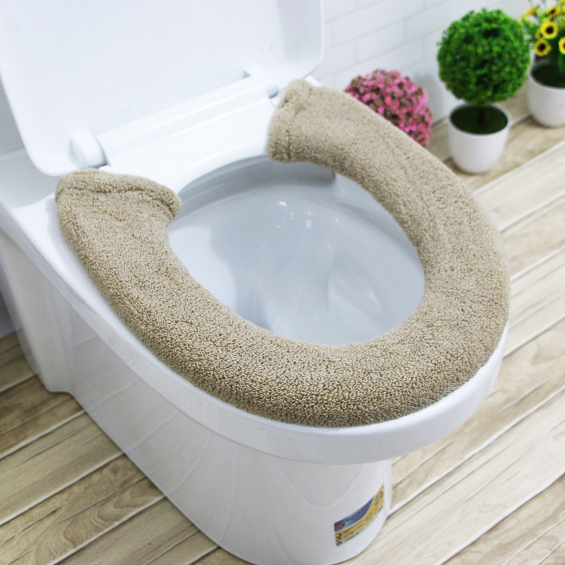 纽扣式马桶圈马桶垫坐垫加厚通用坐便套o型u型方形外套式马桶套圈