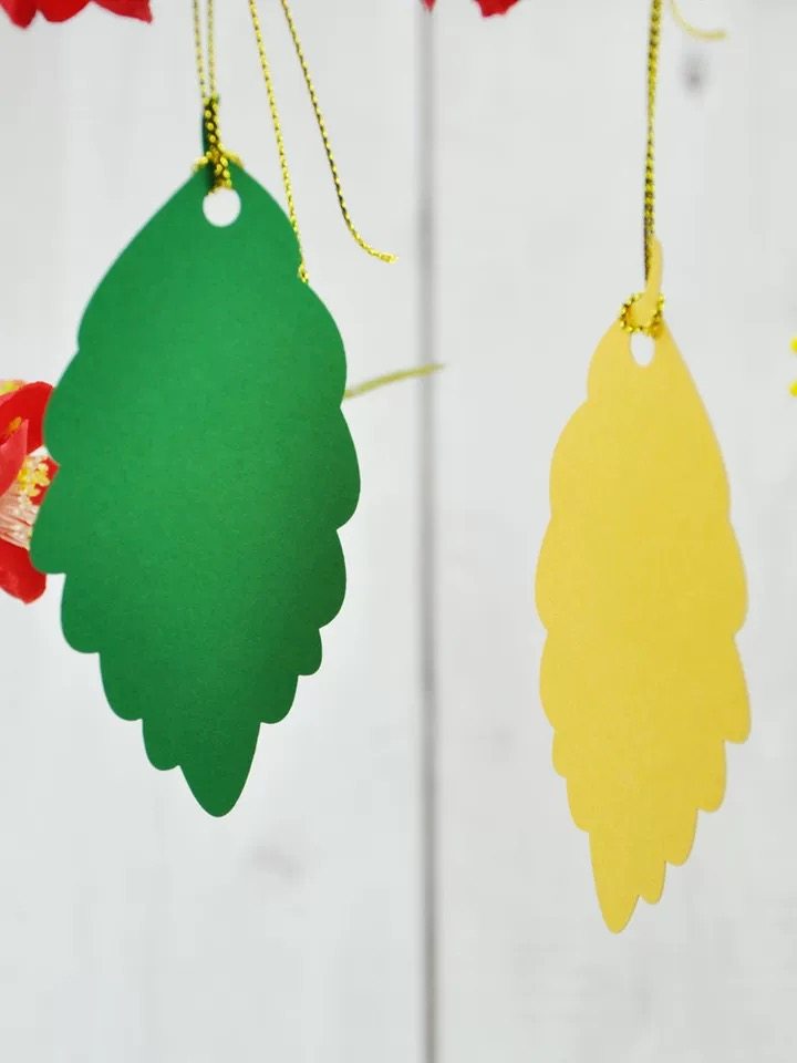 新款树叶心愿创意小卡卡片定制diy许愿贺卡贺卡