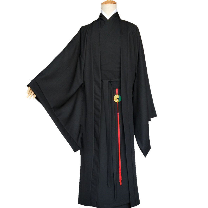 原创古装汉服男广袖交领长袍白色仙气汉唐公子民族服装