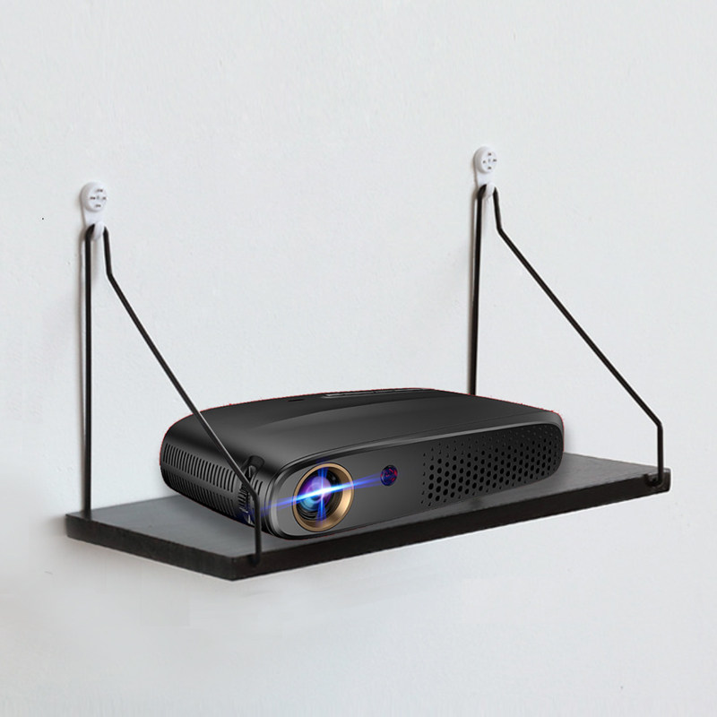 投影仪支架打孔床头壁挂家用床上挂墙托盘架子投影机支架三角架