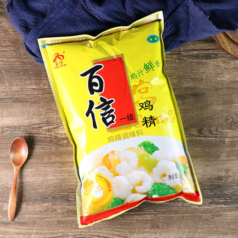鸡精百信餐饮一级1kg10袋四川金宫整箱商用鸡精