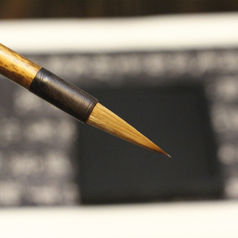 正冬选頴散卓纯毫 文宝山狼毫制笔 笔感通透软糯凝聚灵敏楷行草隶