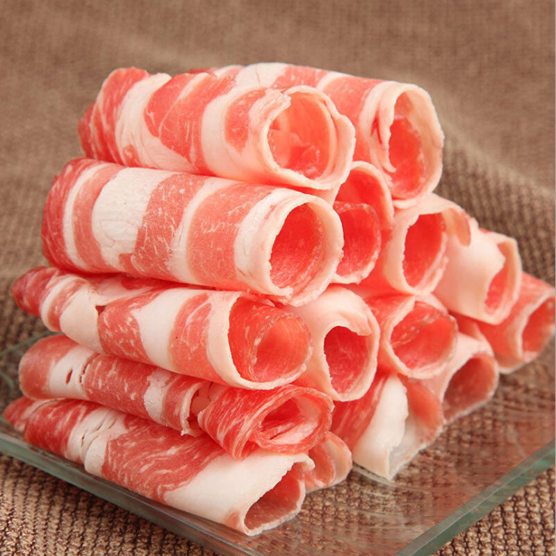 肉卷纯羊羔羊200g涮羊肉片内蒙羊肉火锅食材羊肉卷