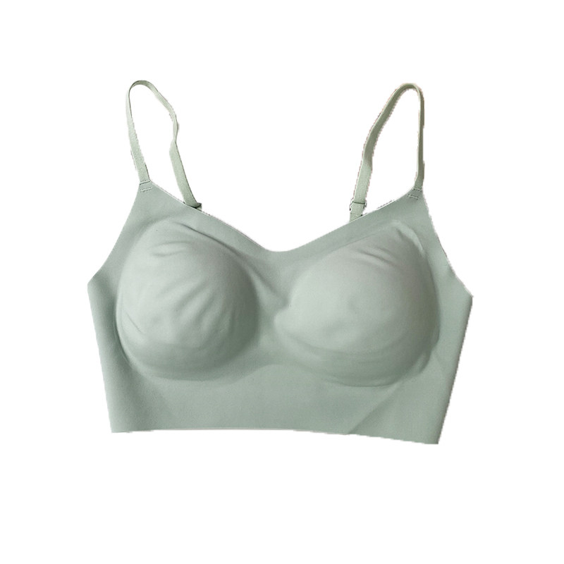 无痕细带美背一体抹胸性感时尚运动睡眠内衣钢圈抹胸