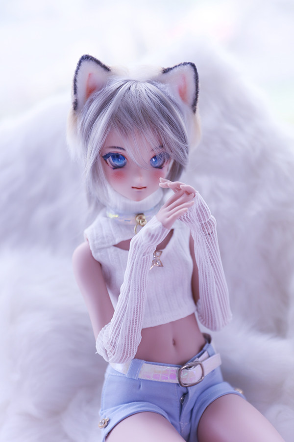 尺寸现货mdd三分猫耳手作bjd喵呜bjd娃娃