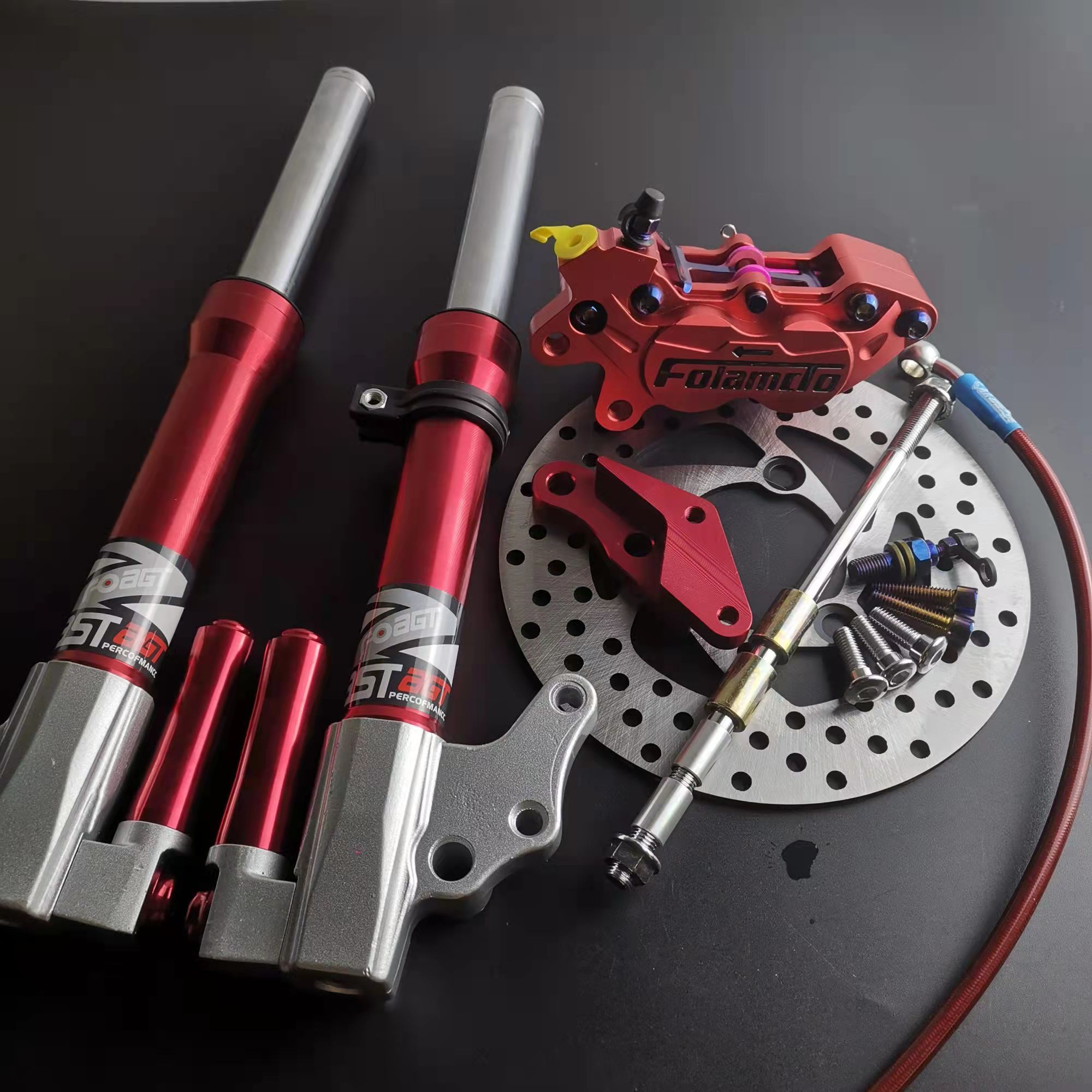 电动车前减震27芯套件小牛ub奇迹牛f60九号n70c小龟福喜鲍鱼碟刹