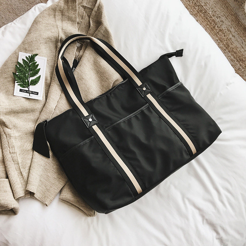 防水牛津布包帆布单肩包女手提女包尼龙ol包托特包简约通勤大包包