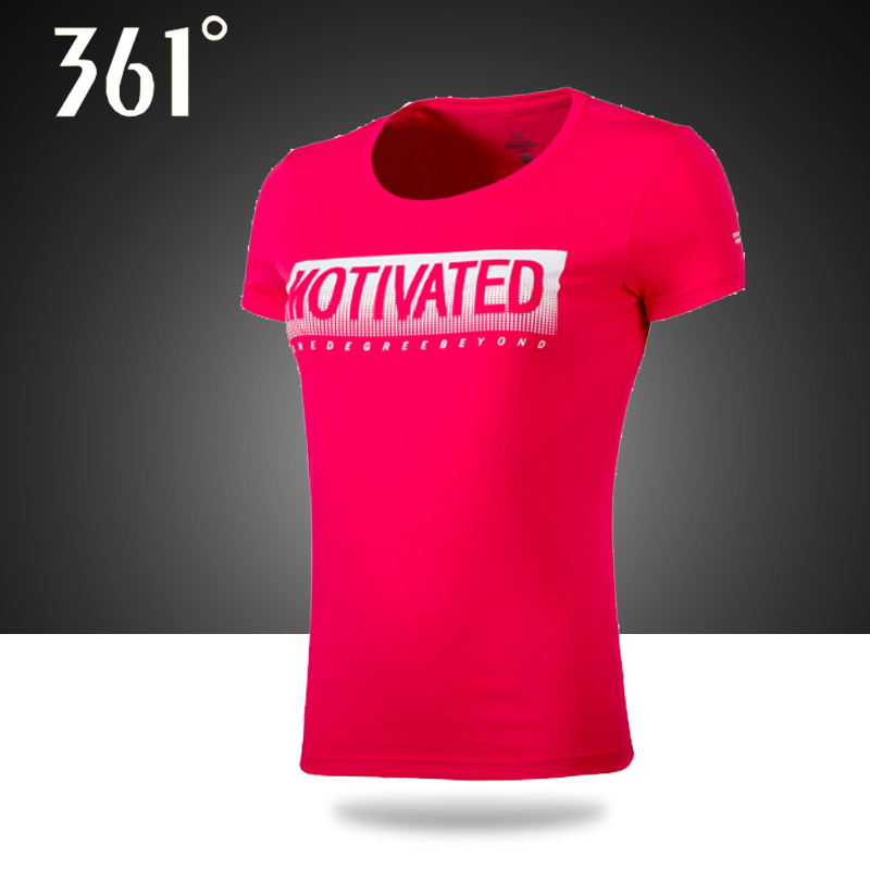 361 Degree Short Sleeve T-shirt Women's 2020 New Summer Sports Half Sleeve 361 Breathable Round Neck T-shirt Comfortable Top H