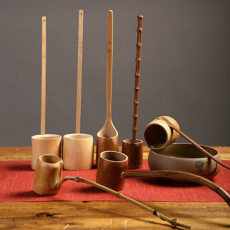 酒器新款竹制品打酒勺提子酒提勺酒吊酒舀水勺漏斗