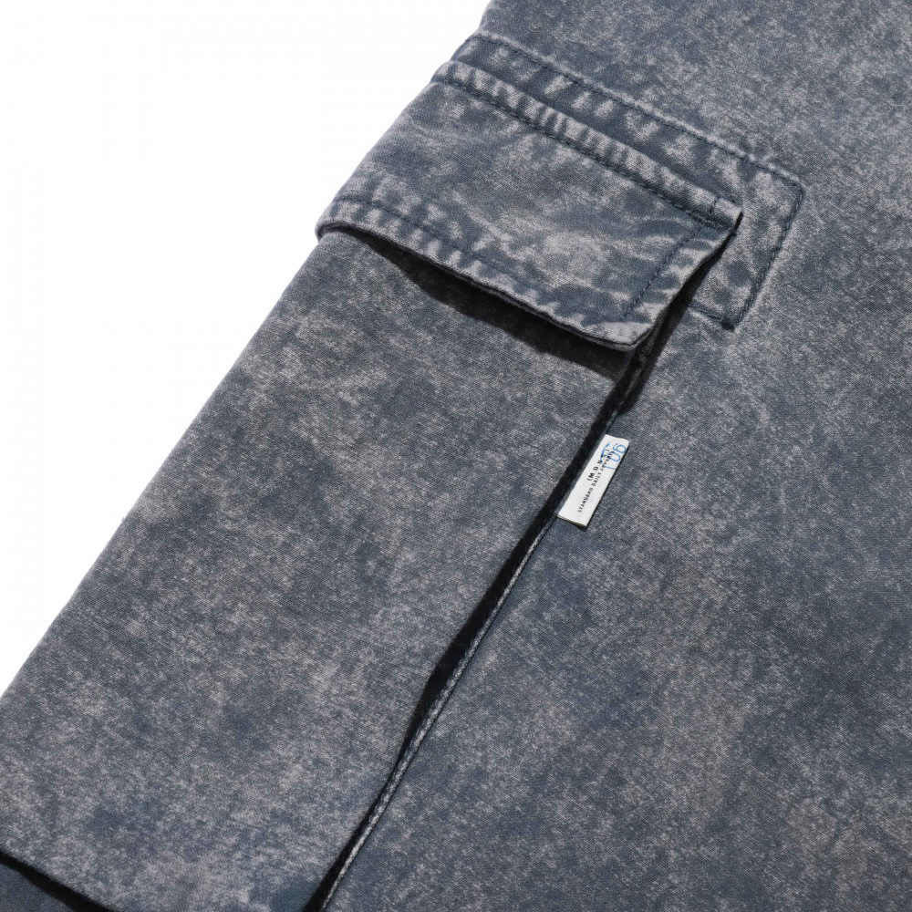 madnesswashedarmypants20ss水洗工装大兜雪花九分休闲裤