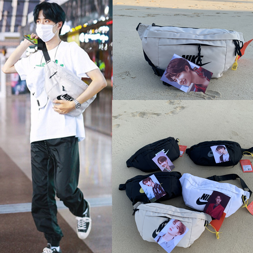 王一博学生背包户外运动旅游休闲单肩包休闲斜挎包腰包腰包