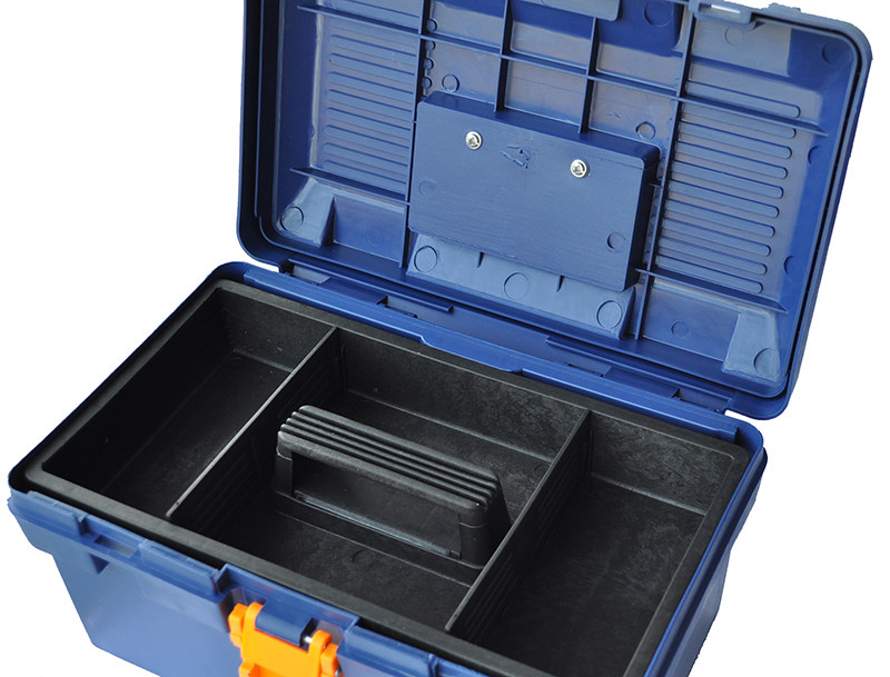 工具箱15寸13寸大号小号抗压工程塑料高硬度硬度元件五金工具箱