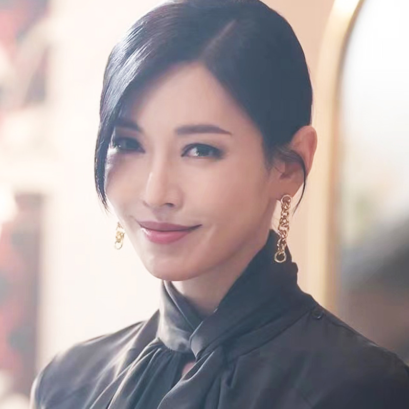 韩剧顶楼金素妍千瑞珍同款耳环长款链条耳环