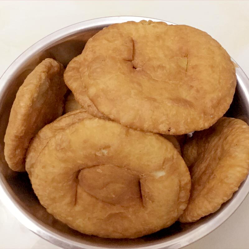 油香新疆回族回民油香10个约2000克清真油果子类零食小吃微咸味