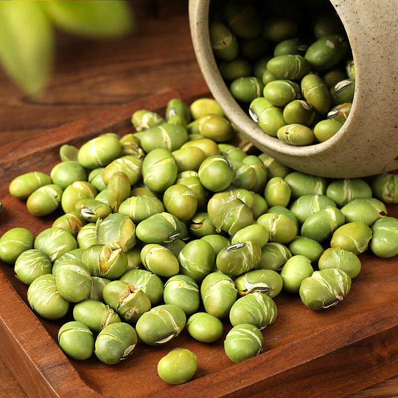 干炒青豆原味休闲零食油炸新货即食新鲜炒货豆类制品