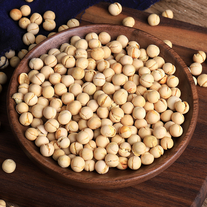 豌豆干炒原味香脆农家豆子熟即食香酥无油炸豆类制品