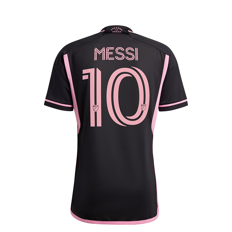 酷锐足球阿迪达斯2324赛季迈阿密国际梅西客场球员版球衣je9700