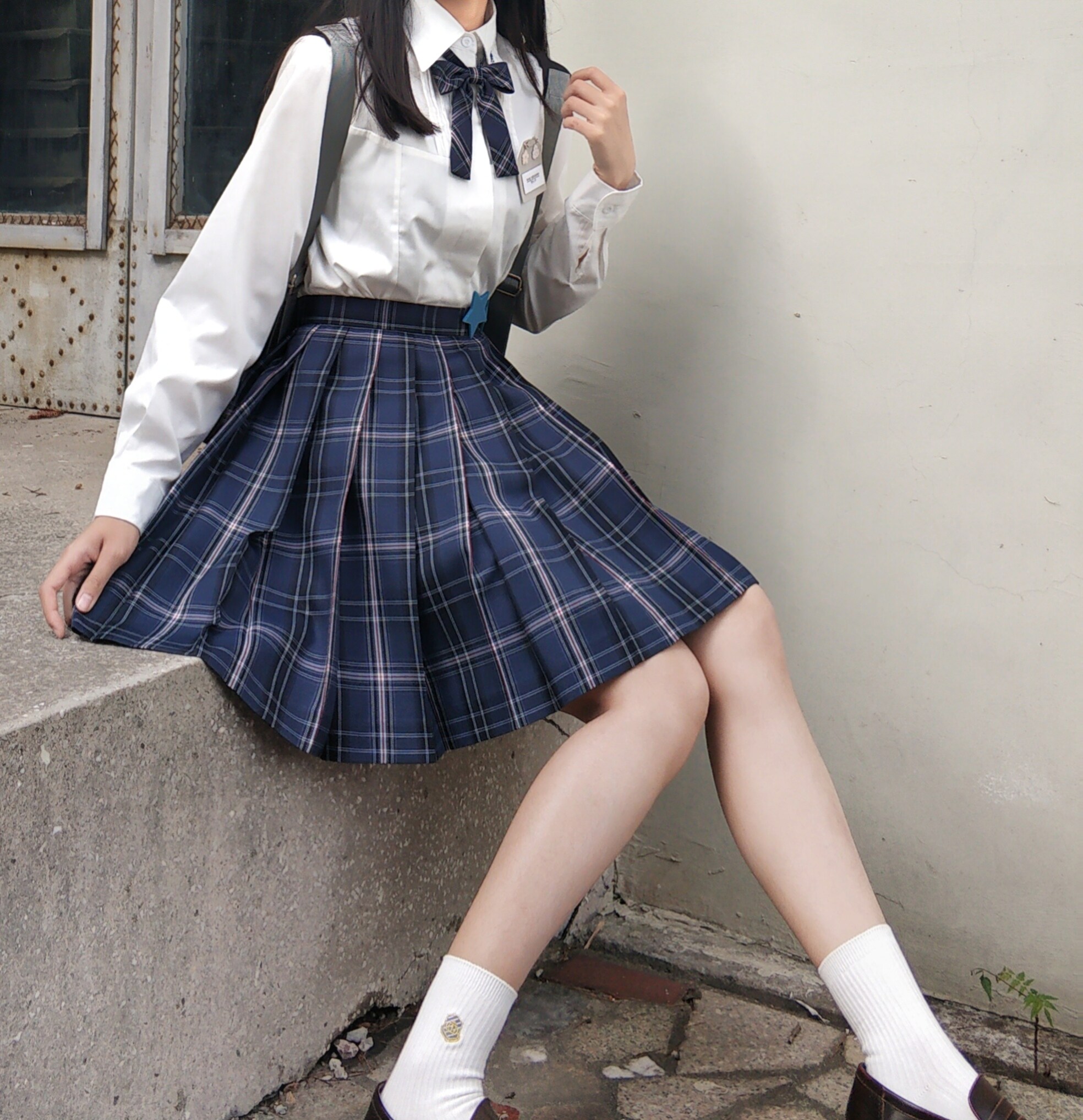 甜饼原创新品深色校供格裙制服掉落现货名崎jk