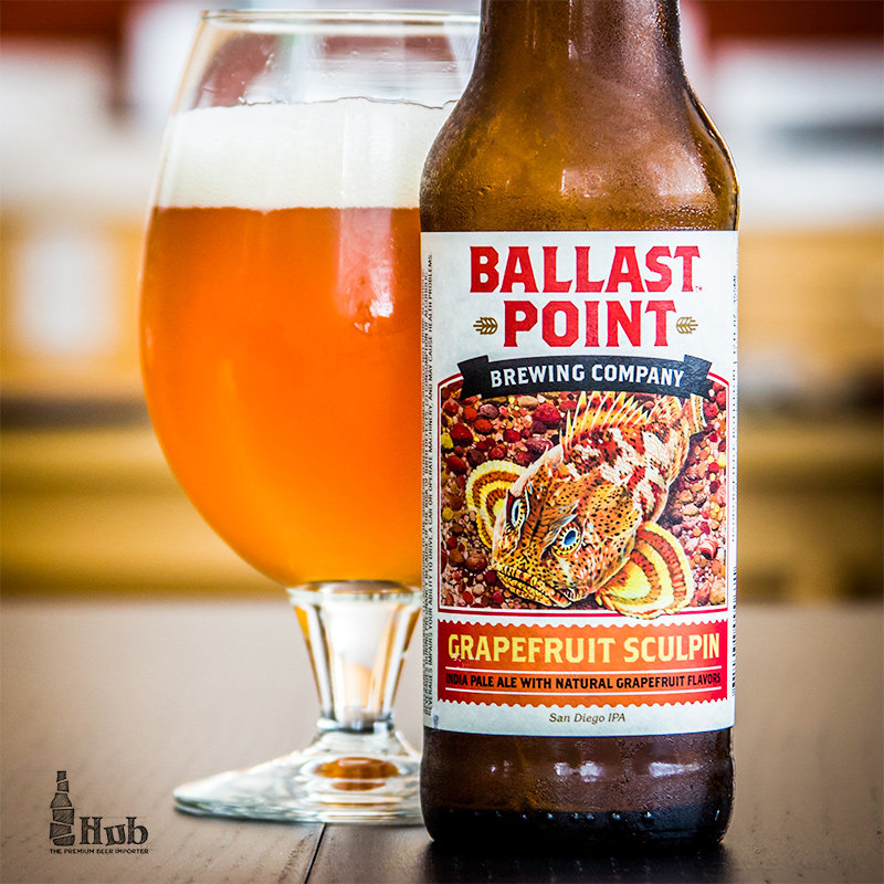 美国原装进口岬角葡萄柚杜父鱼巴乐丝平sculpin啤酒355ml*1瓶
