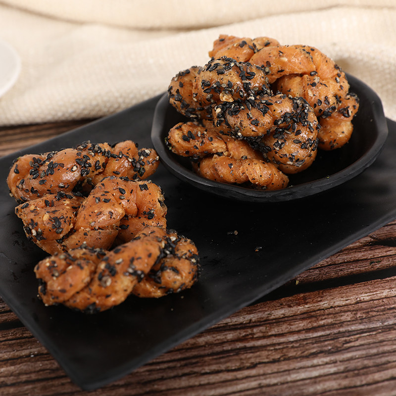 麻花网红宁波特产海苔味罐装南塘老街酥油传统传统糕点