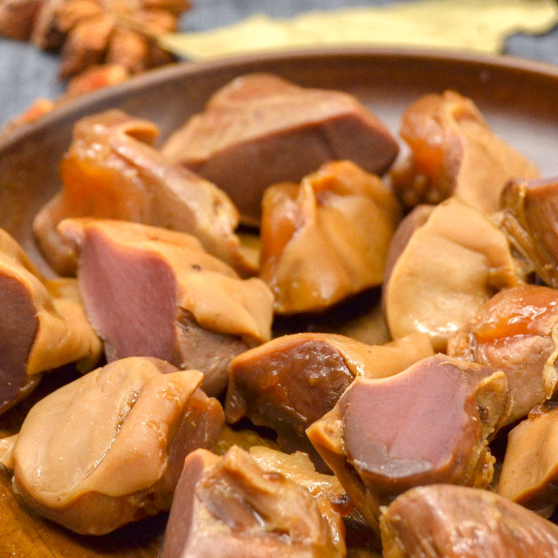 鸭肫中华老字号白市驿250g零食珍鸭郡肝藤香辣五香鸭肉零食