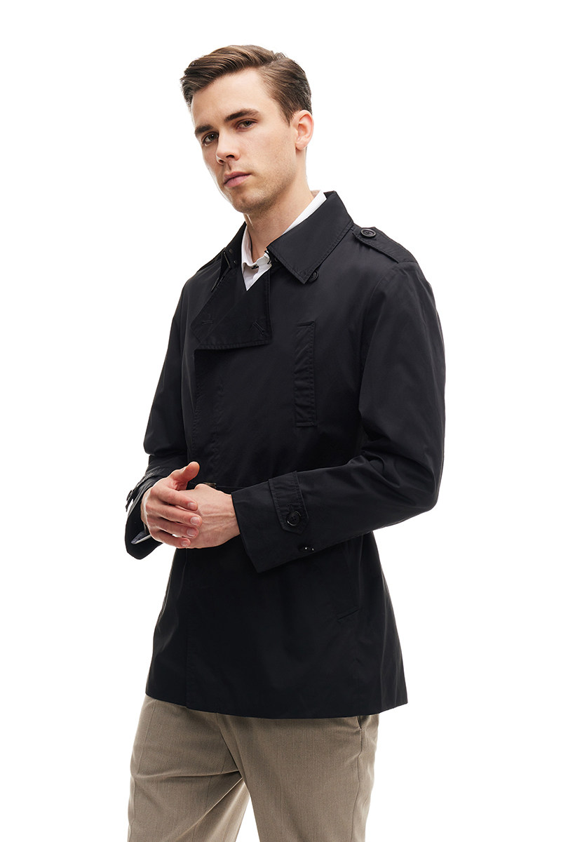 londonfog伦敦雾男士商务休闲纯色单外套外套风衣风衣