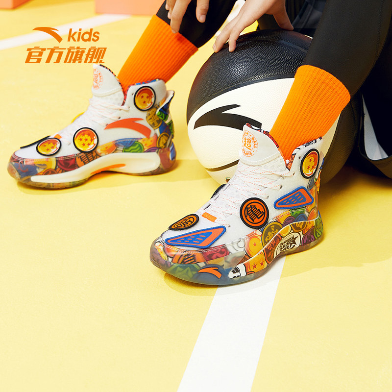 安踏儿童篮球球鞋kt5七龙珠联名限量礼盒2020运动鞋