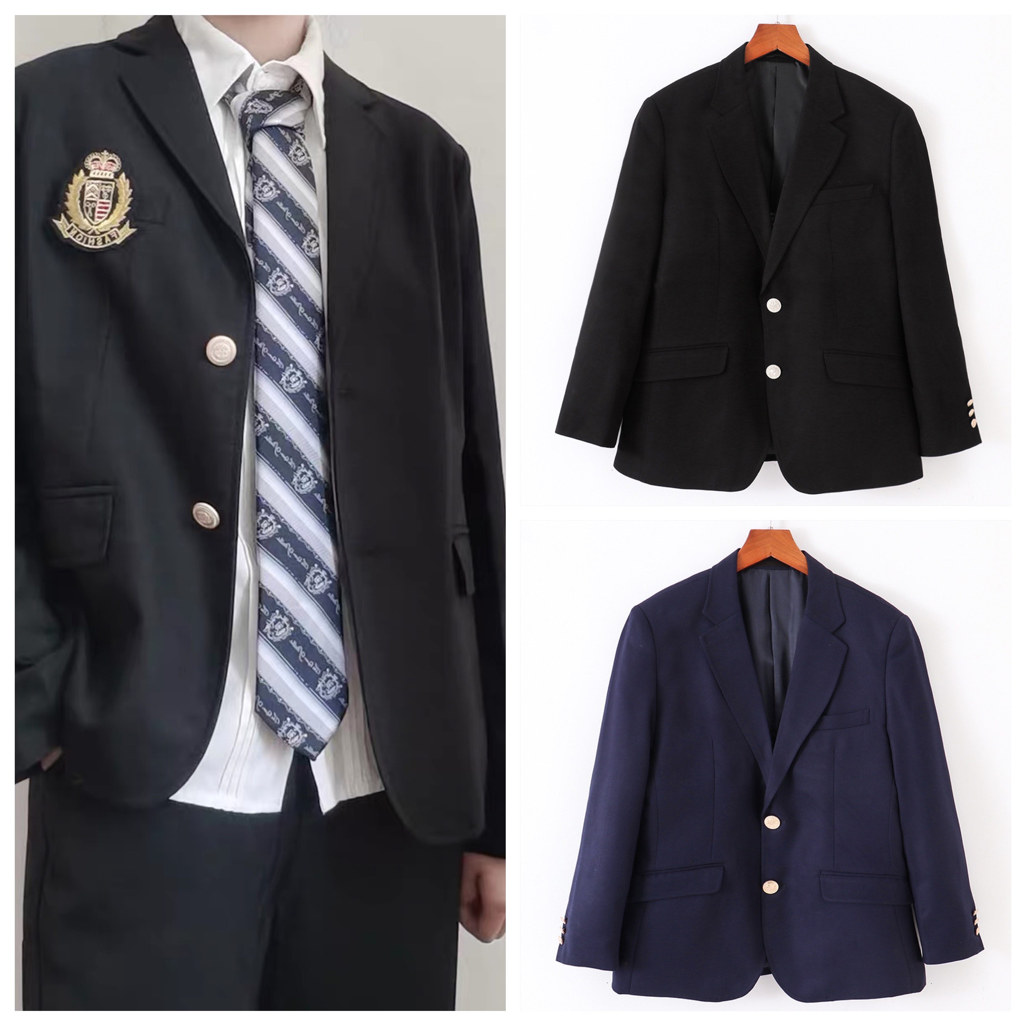 制服正统西服校园学生日本学日本西装焕彩dk西装