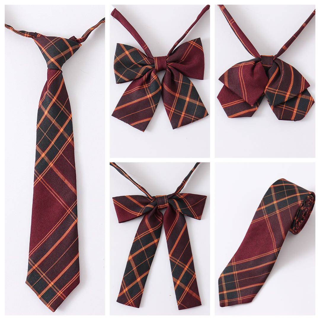 领带沙华同格领结苋红可调调节免打山楂树手打领带