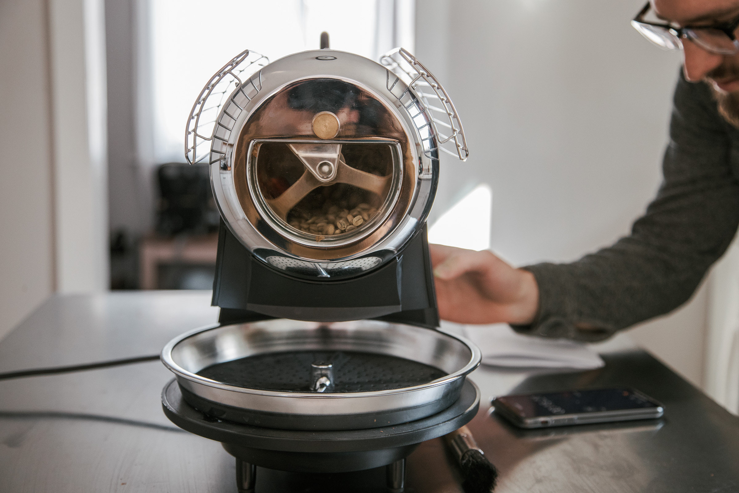 烘焙机美国原装hottop咖啡kn-8828b-2k智能可连接电脑咖啡机