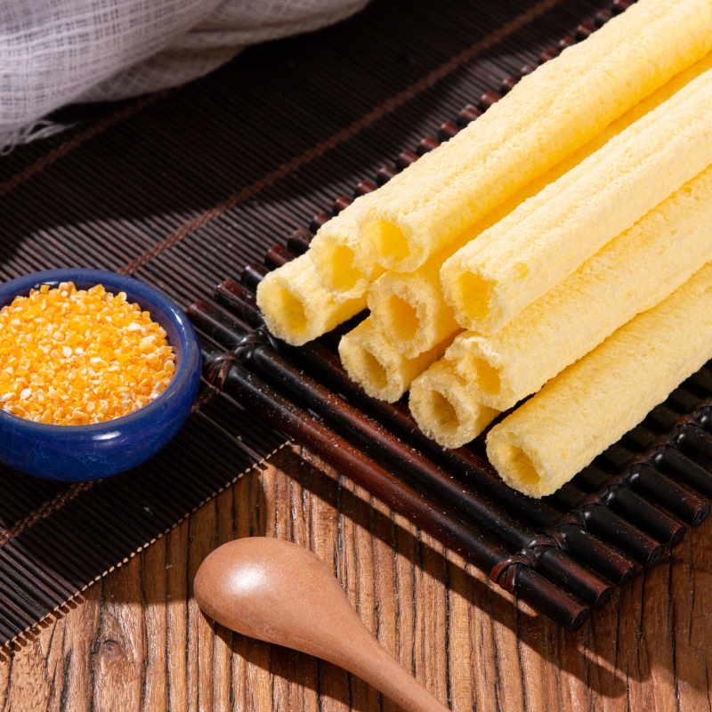 老式传统爆米花膨化怀旧玉米江米棍膨香酥大米膨化食品