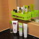 Bathroom wall hanging bathroom shelf suction wall toilet storage box suction cup triangle toilet flushing table free punch Bathroom wall hanging bathroom shelf suction wall toilet storage box suction cup triangle toilet flushing table free punch