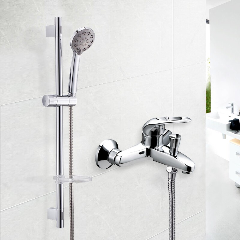 花洒jomoo九牧卫浴简易套装淋浴器浴室升降龙头普通花洒套装